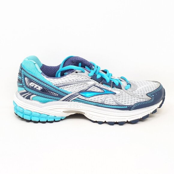 Brooks Adrenaline 13 Stability Running Shoe Sneaker GTS Blue Womens 6 2A Narrow - Picture 1 of 12